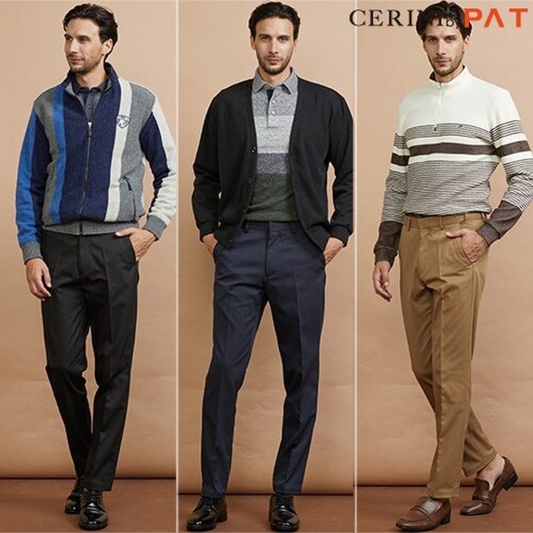 남성 링클프리 면 스판 팬츠 1종