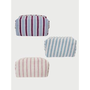 Stripe  Terry Pouch (3colors)(S,L)