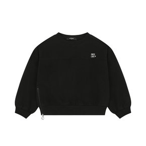 블랙 지퍼장식 맨투맨(T55KBT055)