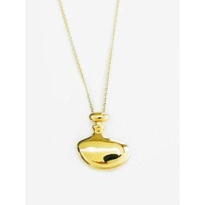 BOLD ROUND PERFUME NECKLACE_GOLD 볼드 라운드 퍼퓸 목걸이 골드