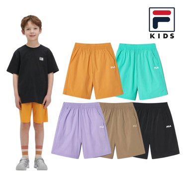휠라키즈 25SS 베이직 화섬 바지 (FK2TRH2101X)