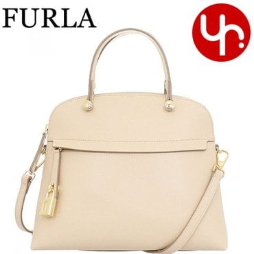  FURLA WB01285 ARE000 AF000 ACERO 2023AW 풀라 가방 핸드백 아첼로 특별 파이퍼 가죽 미디엄 돔