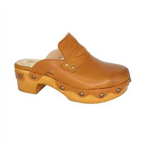 4680519 Eric michael Womens Delphi Clogs In Cognac