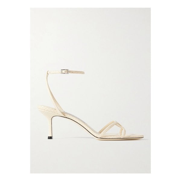 레오 크로크-이펙트 가죽 샌들 1647597360468331