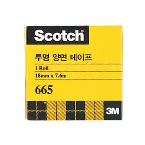 3M 투명 양면테이프 리필 665 237 18X7 6m 12개입 (S21987302)