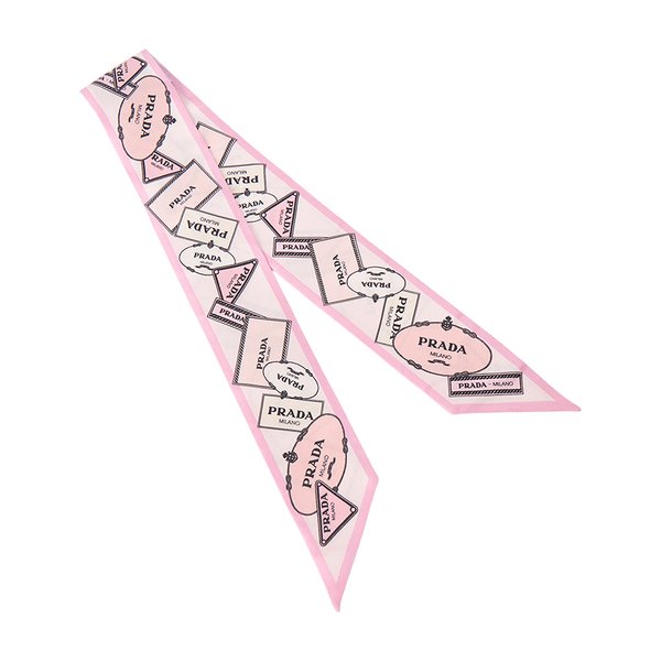 [부산점] 프라다 여성 실크 스키니 스카프 1FF008 2DGY F0DLD