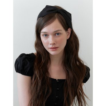 카인더베이비 sophie black ribbon headband