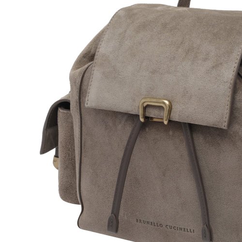 [해외배송] 26 F/W 브루넬로 쿠치넬리 로고 스웨이드 백팩 MBDLB2841/C8769 B0012209297