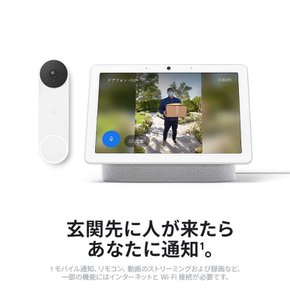 Google 구글 GA01318-JP [Google Nest Doorbell 스마트 도어벨 식] 화이트 네스트 캠