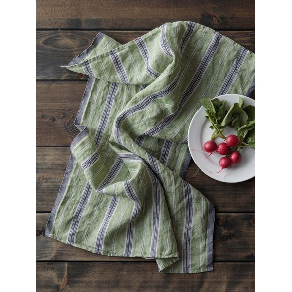 linoelina 썸머에이드 리투아니아 린넨 키친크로스 (그린)