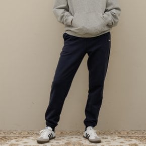 Banding logo sweat jogger pants_Navy