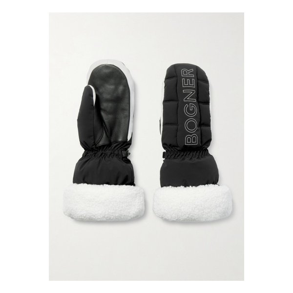 사비나 패딩 셸 시어링 스키 벙어리장갑 블랙 1647597343754074