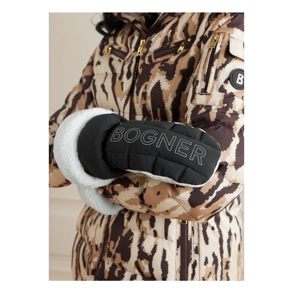 사비나 패딩 셸 시어링 스키 벙어리장갑 블랙 1647597343754074