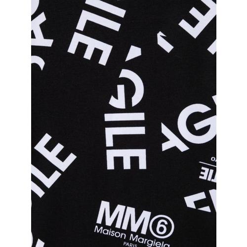 [주니어] MM6 메종마르지엘라 티셔츠 M60040T MM033M6900 BLACK