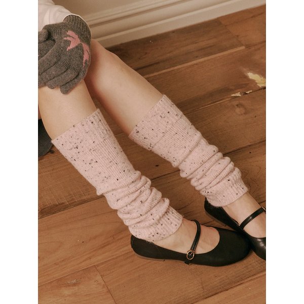[리퍼브]Dot Knit Leg Warmer (2 Colors)
