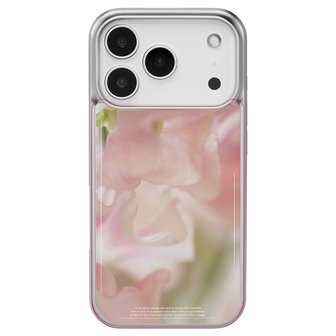 디어마이뮤즈 +맥세이프 petal shower Silver Epoxy Phone Case 아이폰 갤럭시 에폭시 케이스