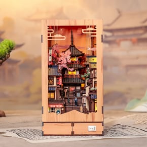 노을빛 벚꽃길 DIY 미니어처 북눅 만들기 키트