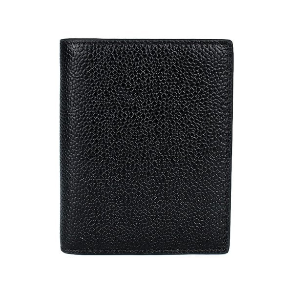 [시흥점] 25FW 삼선탭 페블 그레인 반지갑 (MAW062A 00198 001)