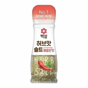 CJ 천일염 허브맛 솔트 매콤한맛 50g