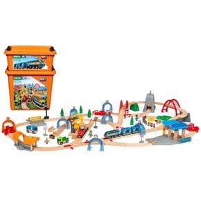 BRIO WORLD (브리오 월드) 스마트 테크 사운드 액션 터널 DX 세트 33977