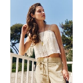 Moire Bustier Cream