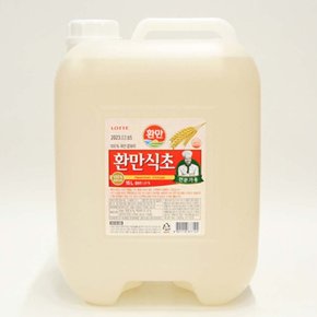 (환만식초) 롯데 환만식초 대용량 15L /발효식초/대용량식초/요리식초/업소용식초/음식용식초