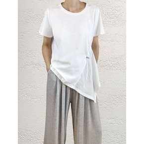 사이드 스트링 티셔츠_YMSH26SS364