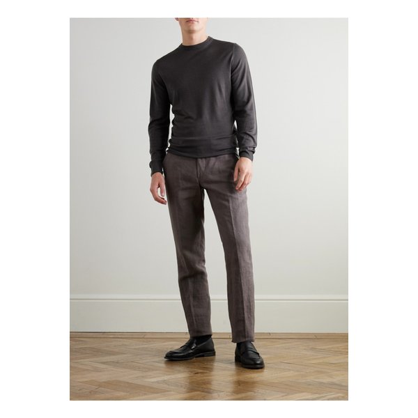 울 스웨터 브라운 46376663162941345