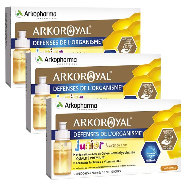 아르코파마 아코로얄 로얄젤리 주니어 10ml 5개입 3팩