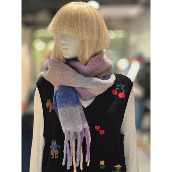 [파주점] 체크 머플러 BCMFA5561-VO