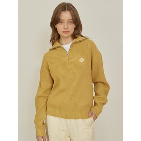 HALF ZIPUP PULLOVER [MUSTARD]