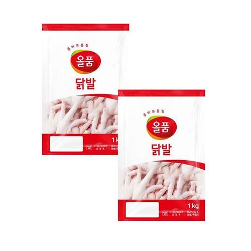 올품 뼈있는 통닭발 1kg x 2개(1)