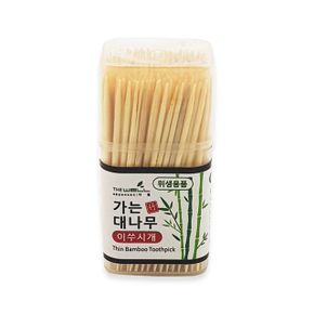 가는 대나무 이쑤시개 이쑤시게 요지 toothpick 1통 X ( 15매입 )