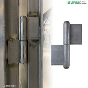 방화문경첩 분리형 110mm(5인치) 돌쪽 돌쪽귀 용접 정첩 대문 경첩