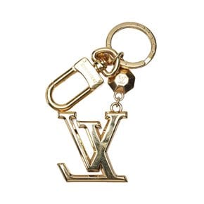 [중고명품] 루이비통 [리본즈] 골드 메탈 LV 파셋 공용 키링 M65216