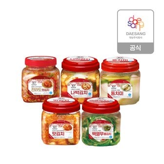 종가집 [종가] 김치 1.2kg 5종 2개 골라담기(전라도포기/맛김치/물김치/동치미/나박)