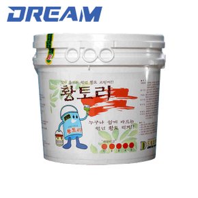 황토리 친환경 바르는 황토 백토 벽지 페인트 3KG 단열 결로