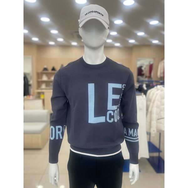 [여주점] 남성 콘트라스트 포인트 스웨터 GQ121MKP12 CHCL