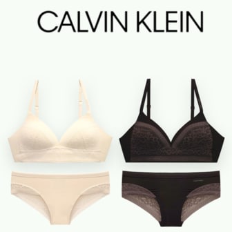 Calvin Klein INVISIBLE 레이스 트라이앵글 브라렛 QF6931 아이보리