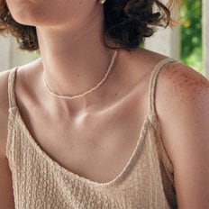 [925 silver] Un.silver.186 / lait necklace (11136)