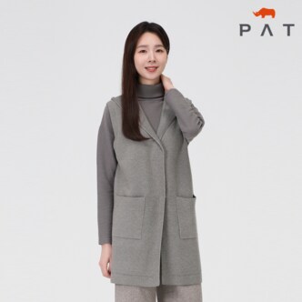 PAT [PAT여성] 여성 오픈형 후드 롱베스트_1I83102