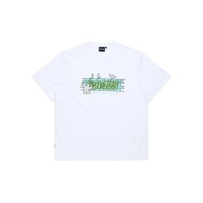 빈티지 크랙 슈무 티셔츠 - WHITE Z263UST040010