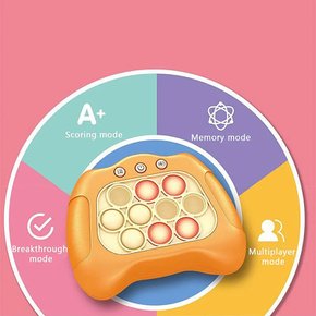 재미있는 푸쉬팝 버블 뮤직 메모리 게임기 4가지 모드 기억력 순발력 팝잇 뽁뽁이 장난감