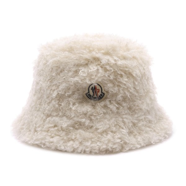 [부산점] 25FW 여성 로고 패치 테디 버킷 햇 (3B00057 89B4G 21I 25F)