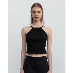 [23SS] Cut-out Shirred Top [Black] JWTS3E910BK