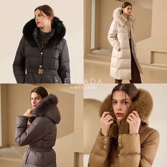 신세계라이브쇼핑 에스까다 25FW 사가폭스 퍼 롱 헤비 다운