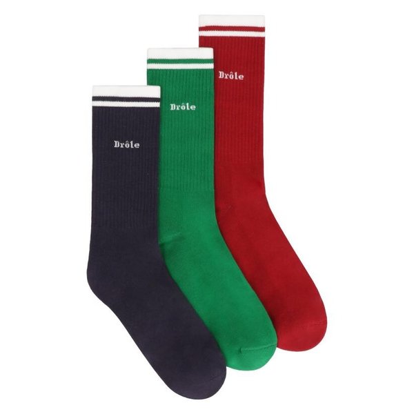 [해외배송] 24FW 드롤드무슈 양말 ESK100CO024 MC Multicolor
