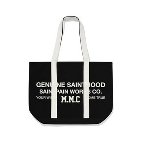 SP G SAINT LOGO TOTE BAG-BLACK