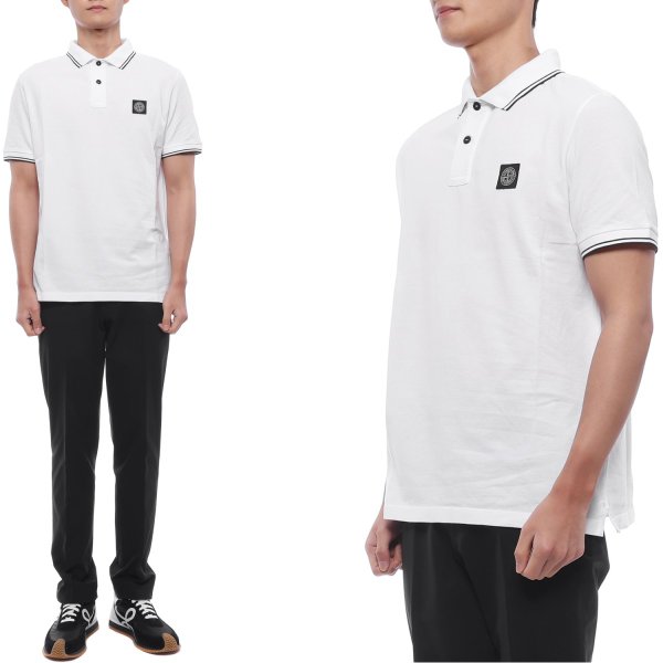 [부산점] 26SS 남성 로고 패치 폴로 반팔티셔츠 (L1S152200010 S0018 V1001 26S)