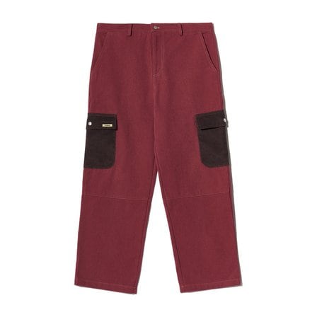 피스메이커 CORDUROY POINT COTTON WORK PANTS (BURGUNDY)